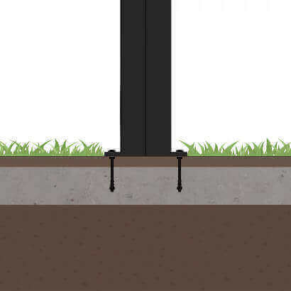 Composite fencing - Above Ground