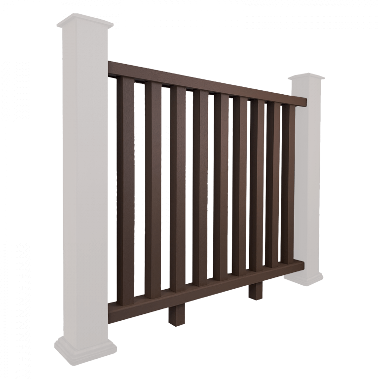 Composite Balustrade Railing Mocha