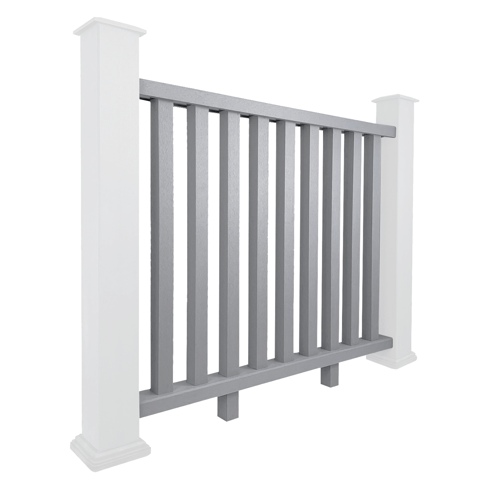 Dino Composite Balustrade Railing - Stone 1.2m