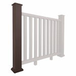 Composite Balustrade Post Mocha