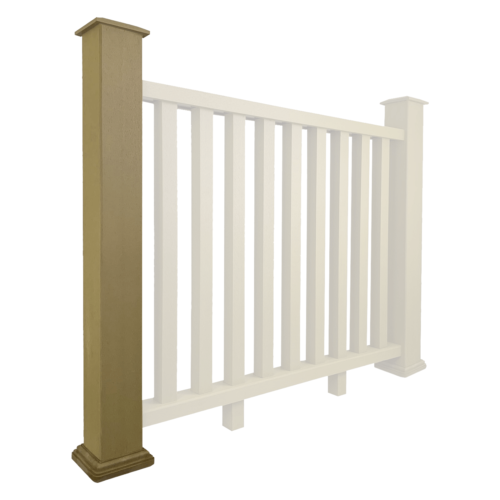 Dino Composite Balustrade Post - Savanna