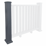 Composite Balustrade Post Anthracite