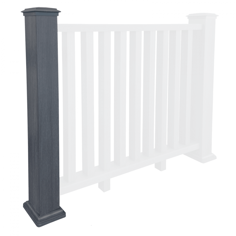 Composite Balustrade Post Anthracite