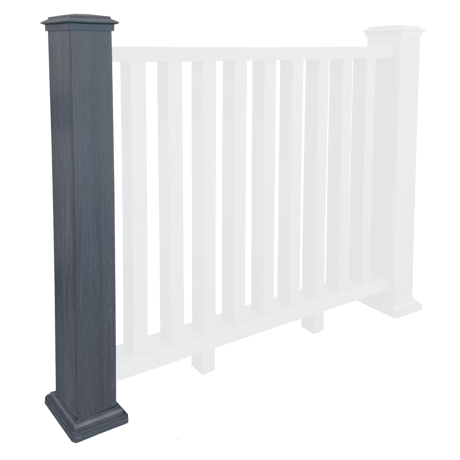 Dino Composite Balustrade Post - Anthracite