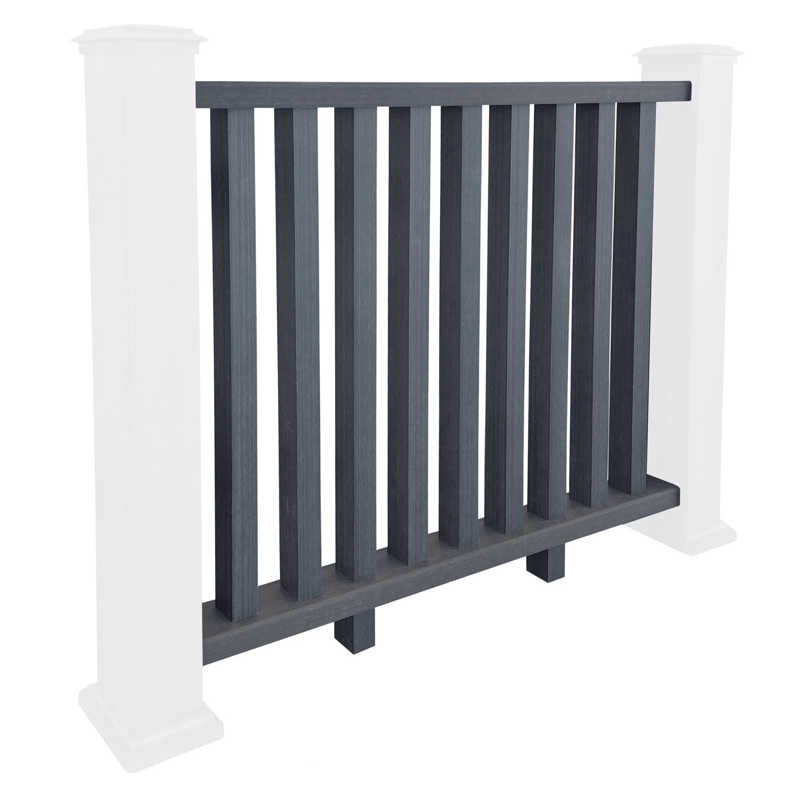 Dino Composite Balustrade Railing - Anthracite 1.2m