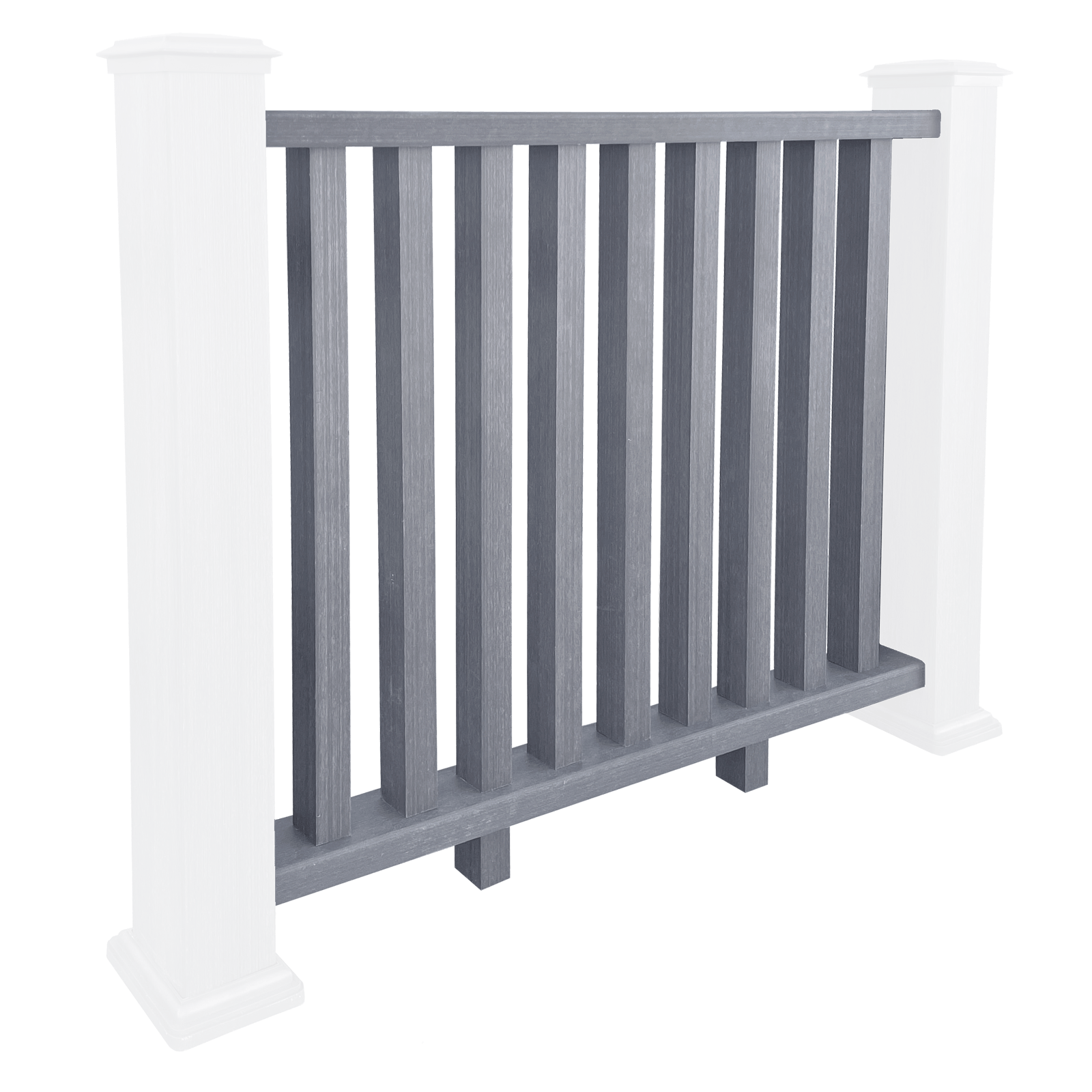 Dino Composite Balustrade Railing - Pearl 1.2m