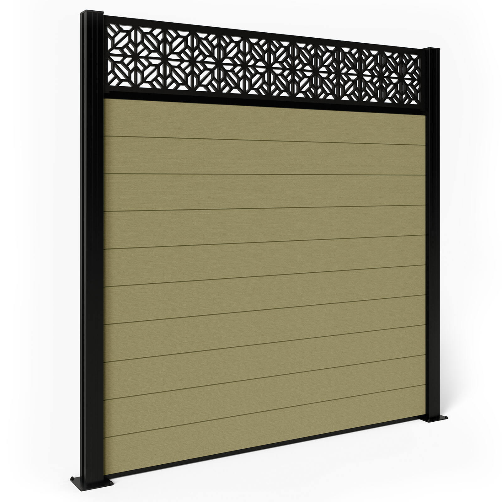 Dino Composite Fencing - Savanna with Aluminium Posts 0.6m