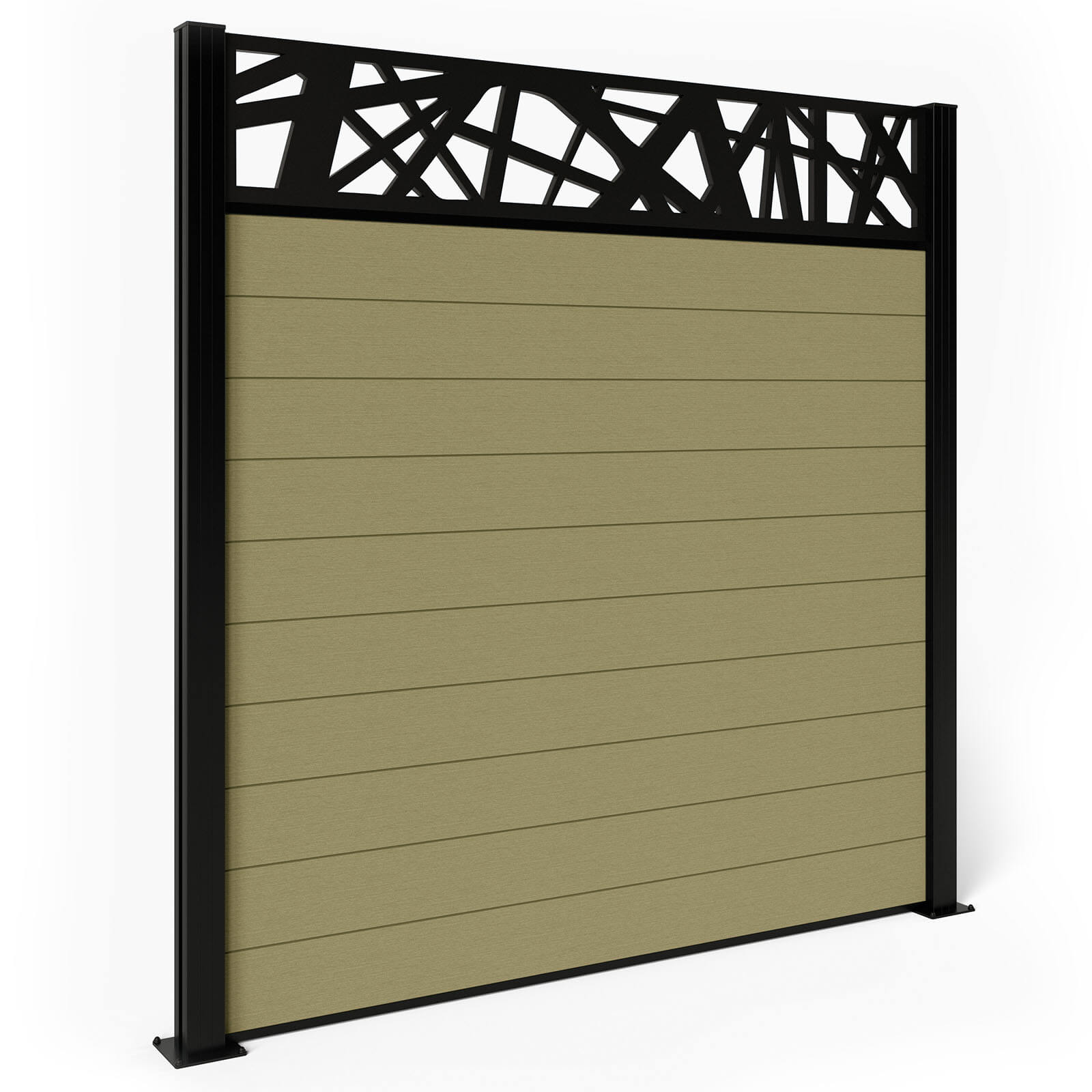 Dino Composite Fencing - Savanna with Aluminium Posts 0.3m