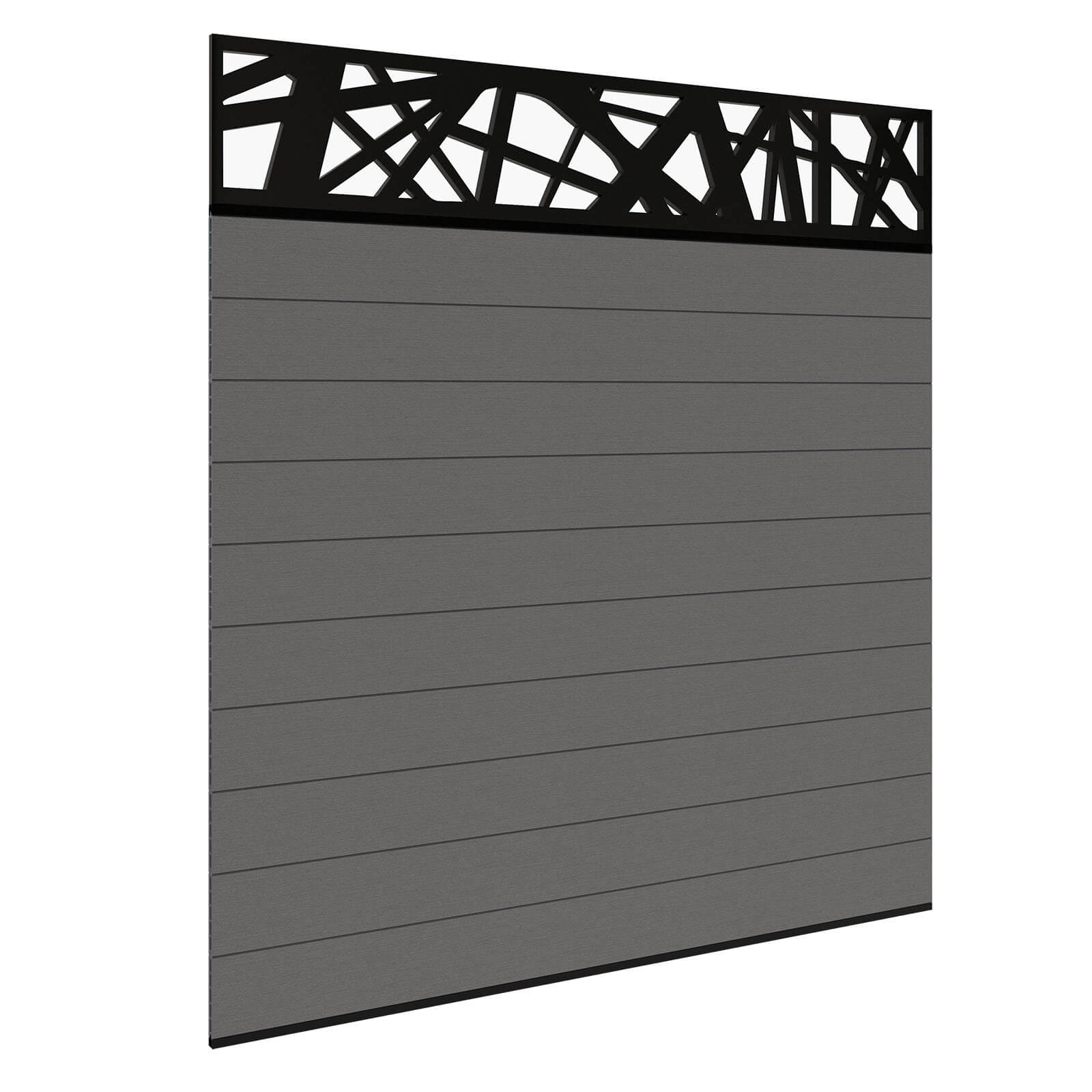 Dino Composite Fencing - Ash Without Posts 0.9m