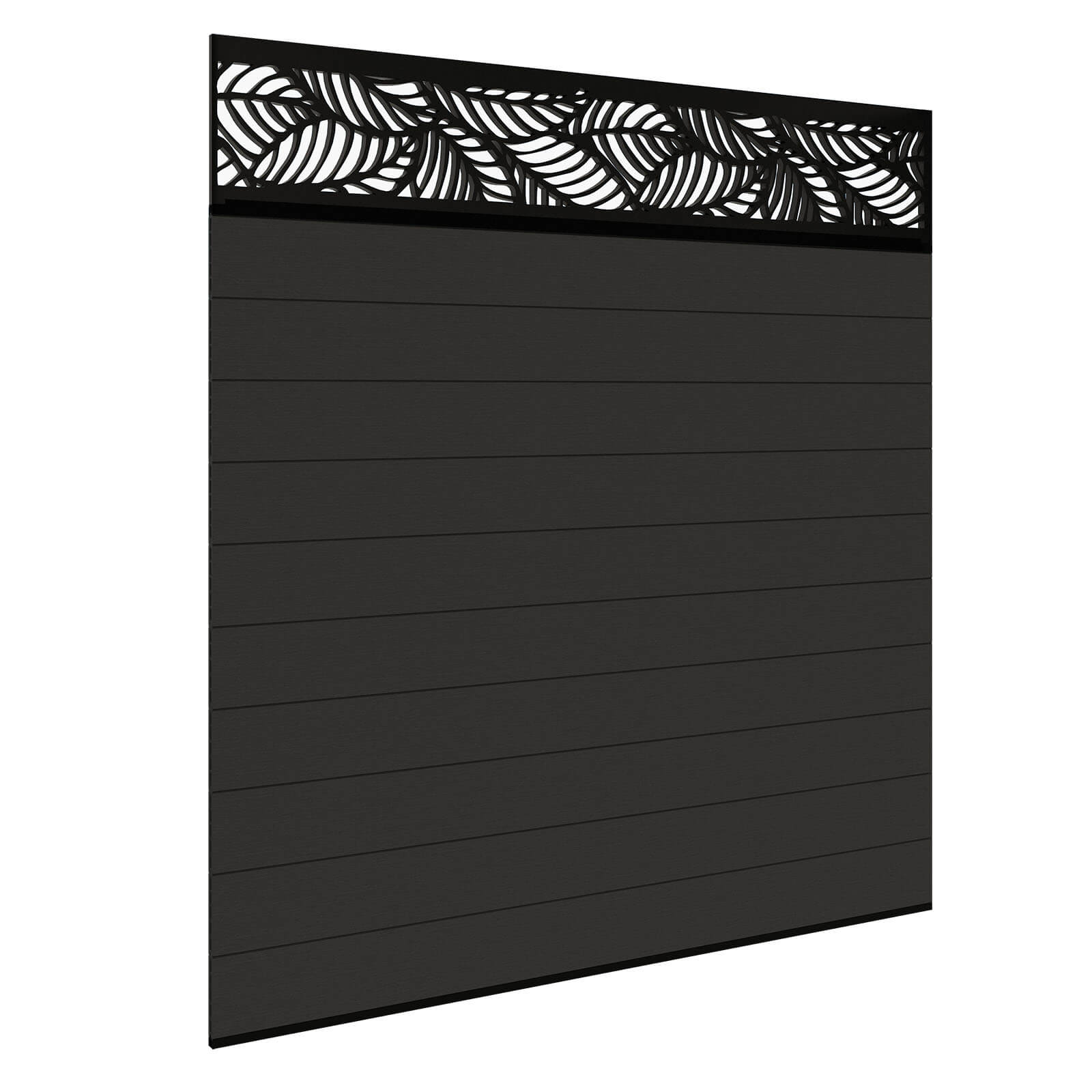 Dino Composite Fencing - Graphite Without Posts 2.4m