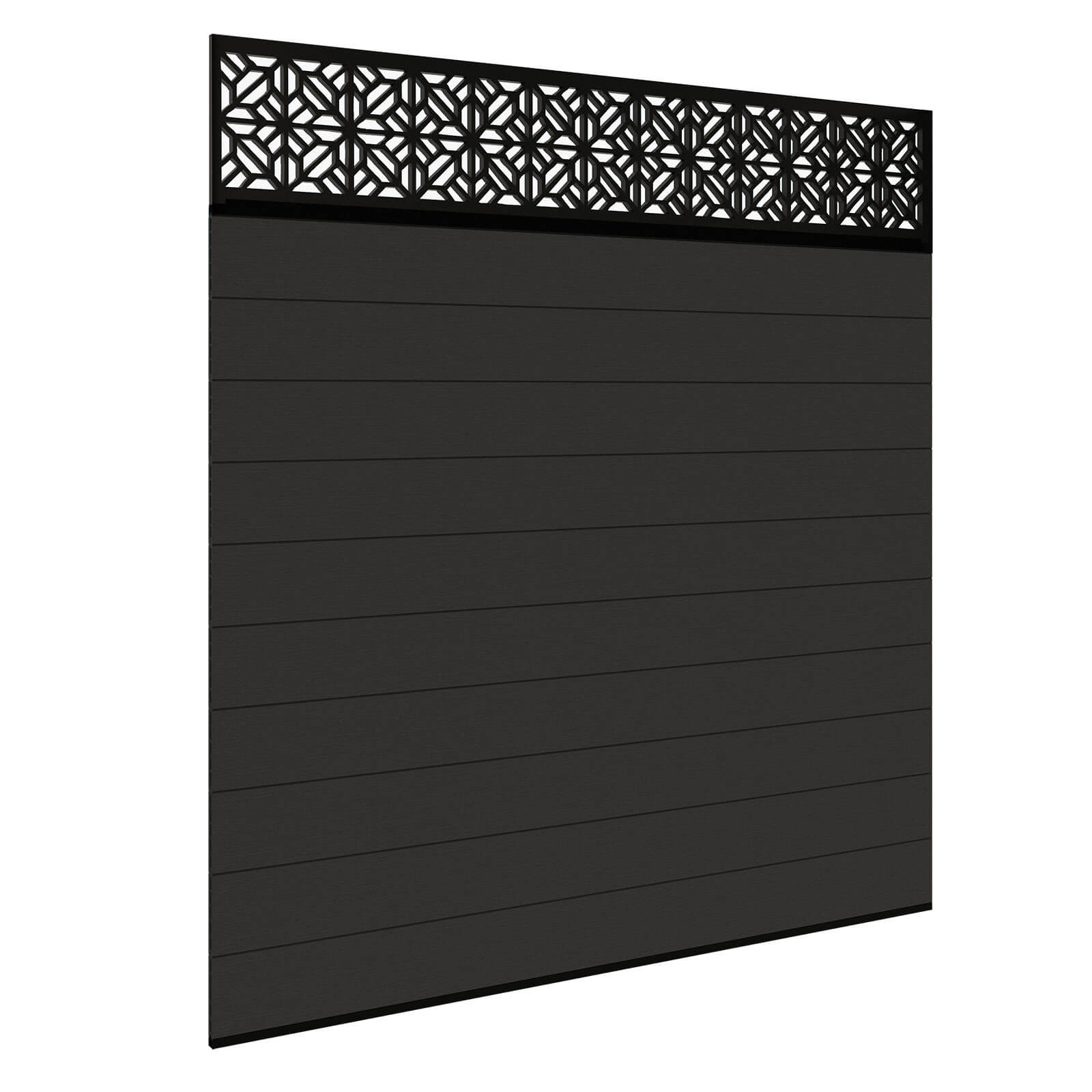 Dino Composite Fencing - Graphite Without Posts 2.4m