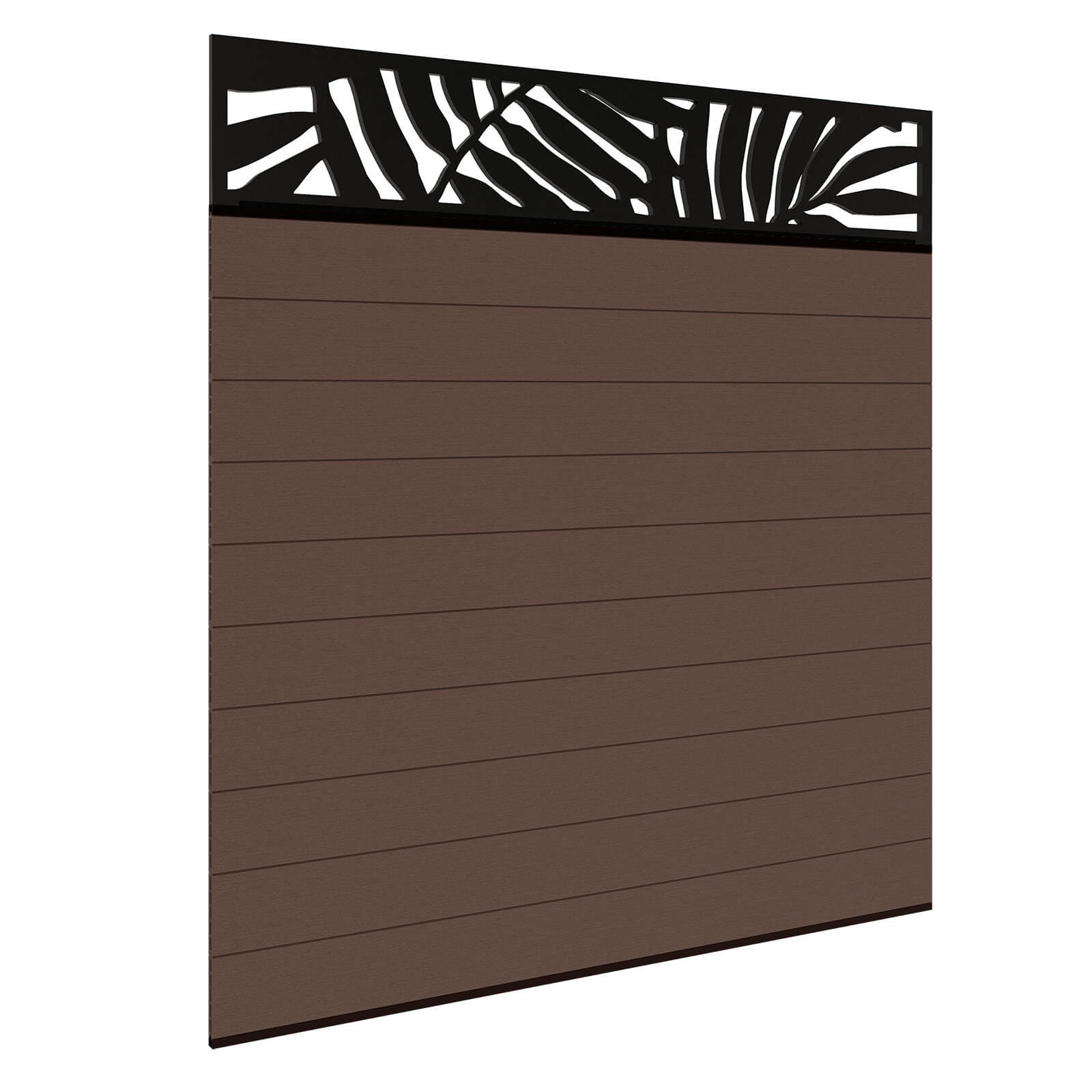Dino Composite Fencing - Mocha Without Posts 1.2m