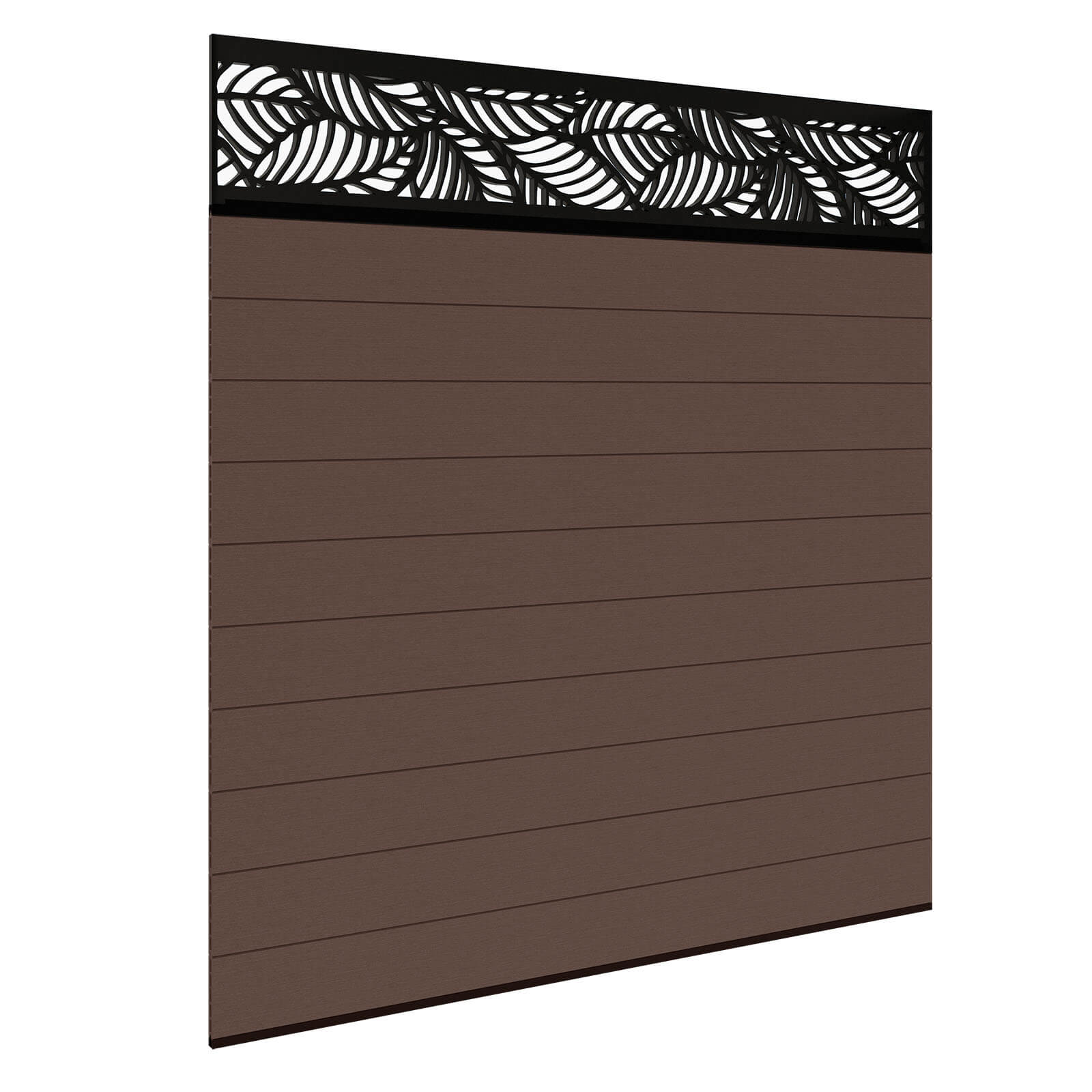 Dino Composite Fencing - Mocha Without Posts 1.8m