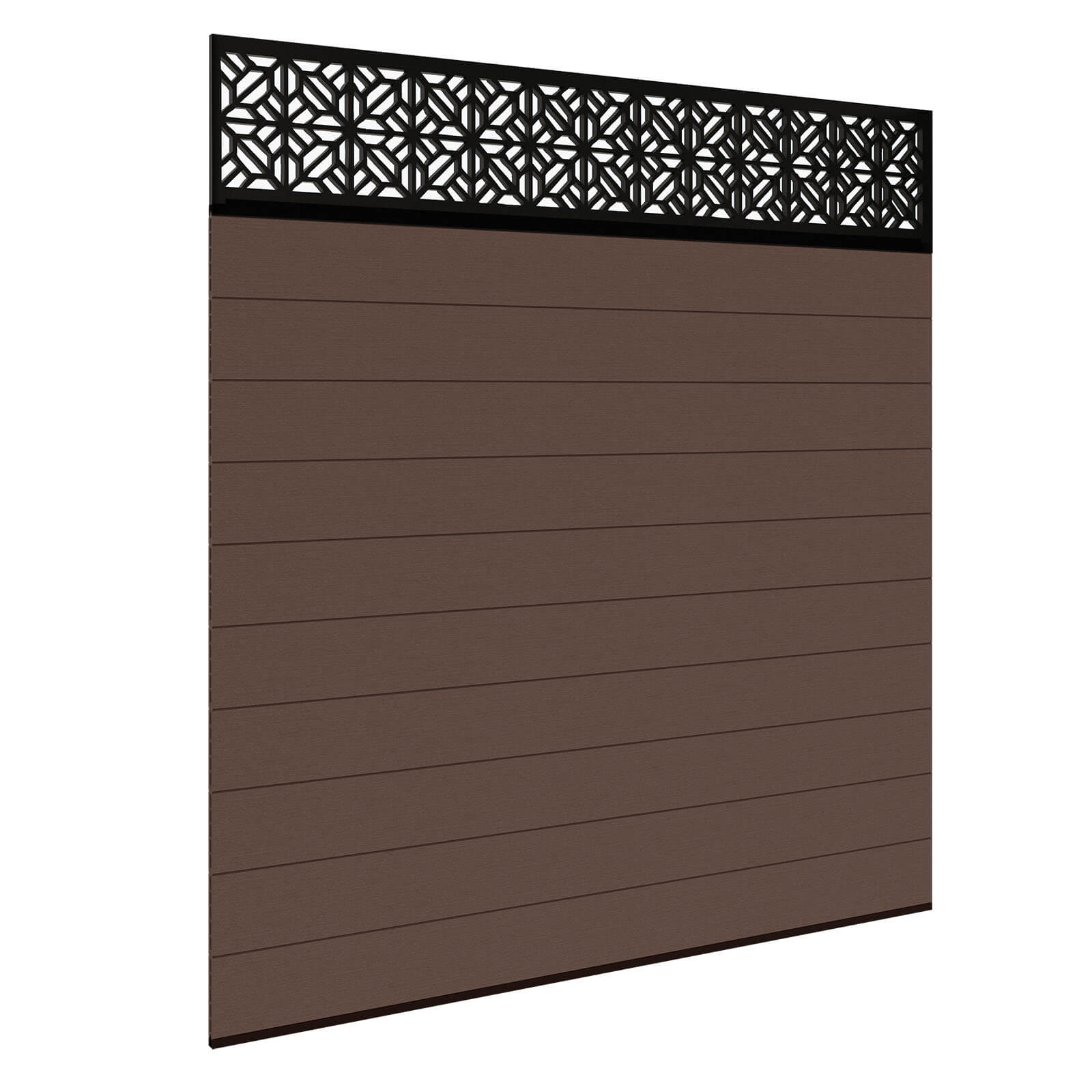Dino Composite Fencing - Mocha Without Posts 0.6m