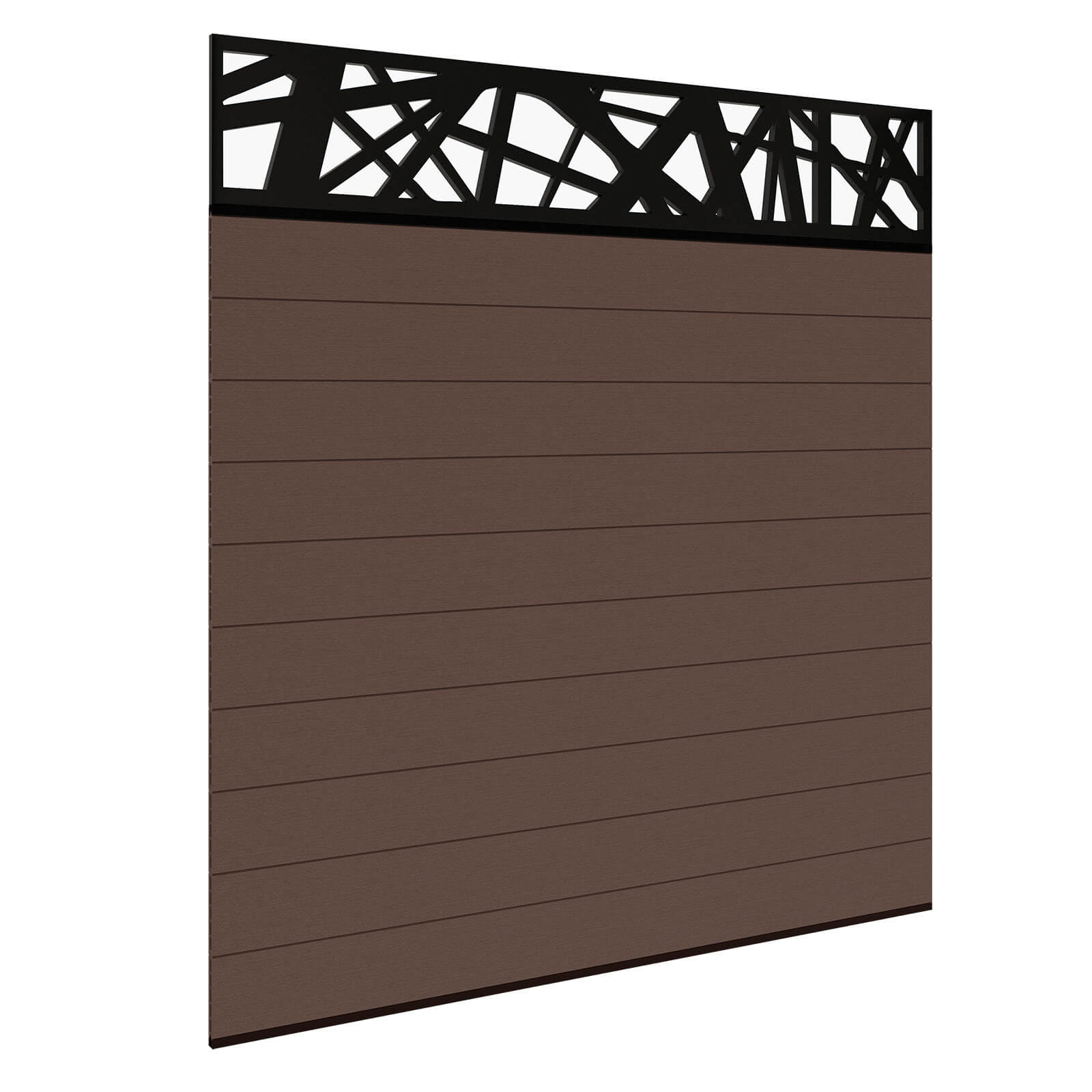 Dino Composite Fencing - Mocha Without Posts 1.2m