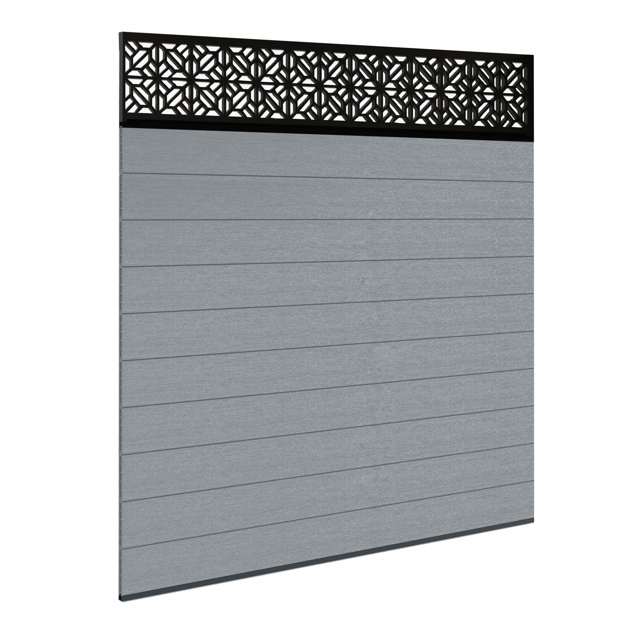 Dino Composite Fencing - Pearl Without Posts 1.2m