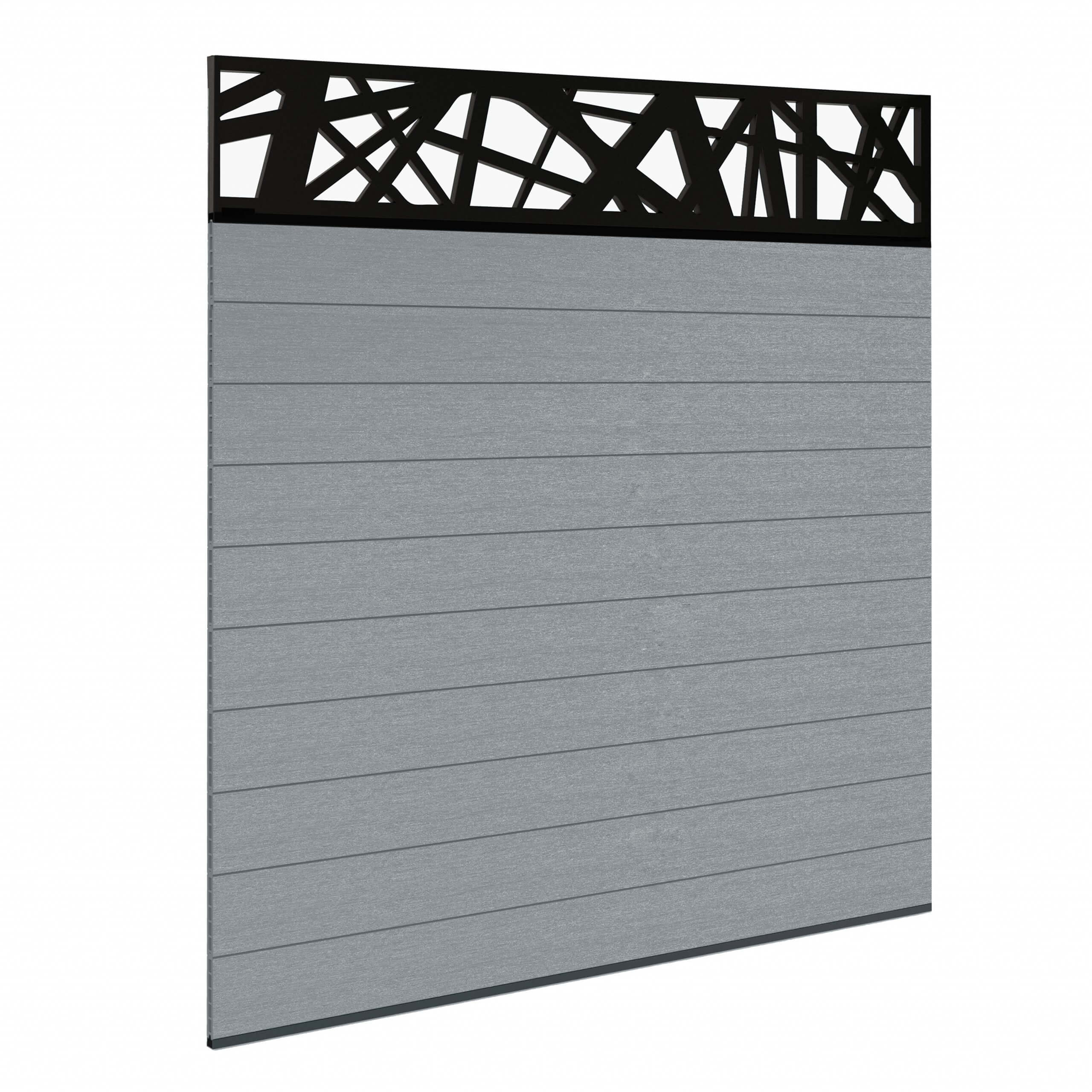 Dino Composite Fencing - Pearl Without Posts 2.1m