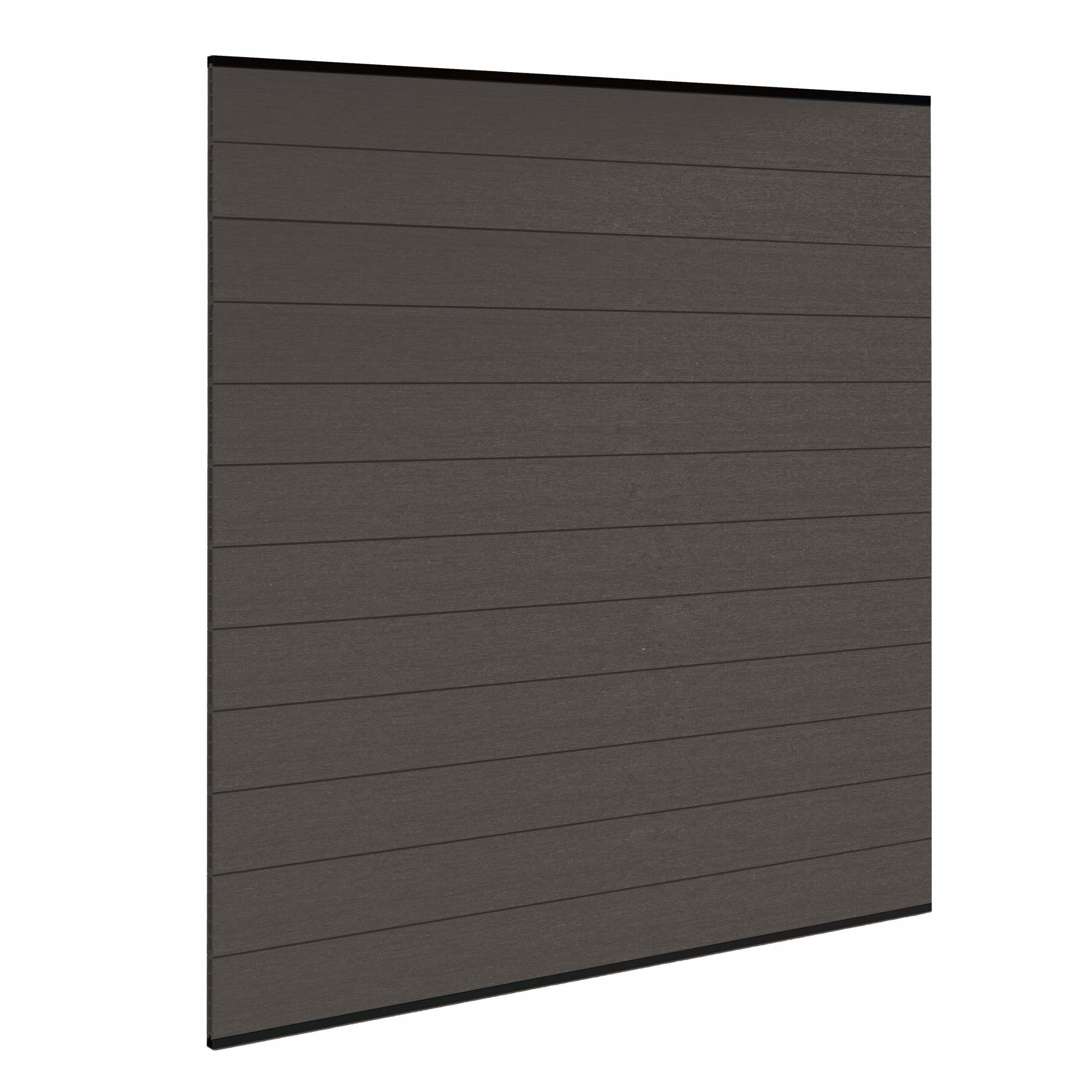 Dino Composite Fencing - Walnut Without Posts 1.2m