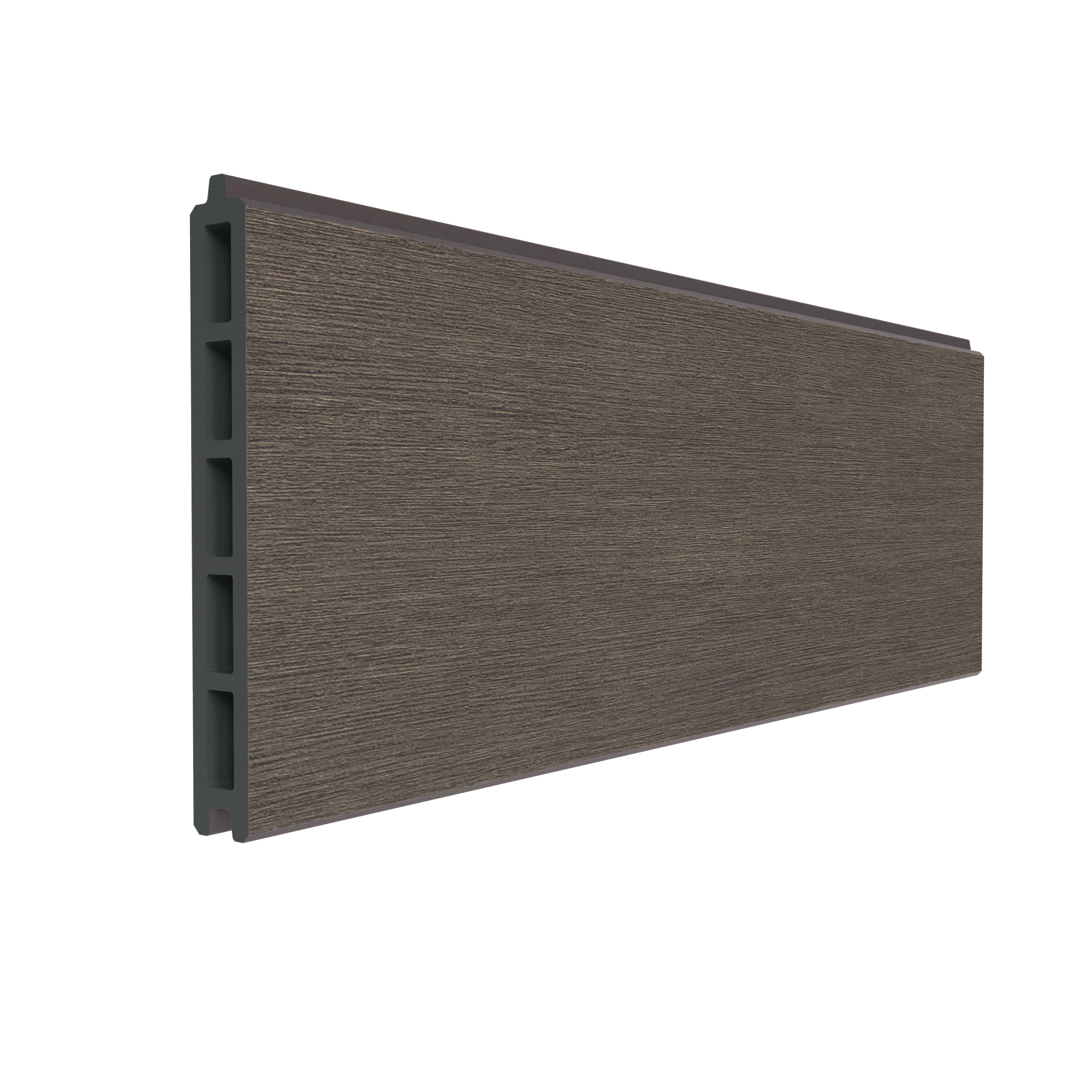 Dino Composite Fence Board - Walnut