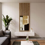 Wood Wall Panelling Oak Inspiration Photo Installed in Lounge