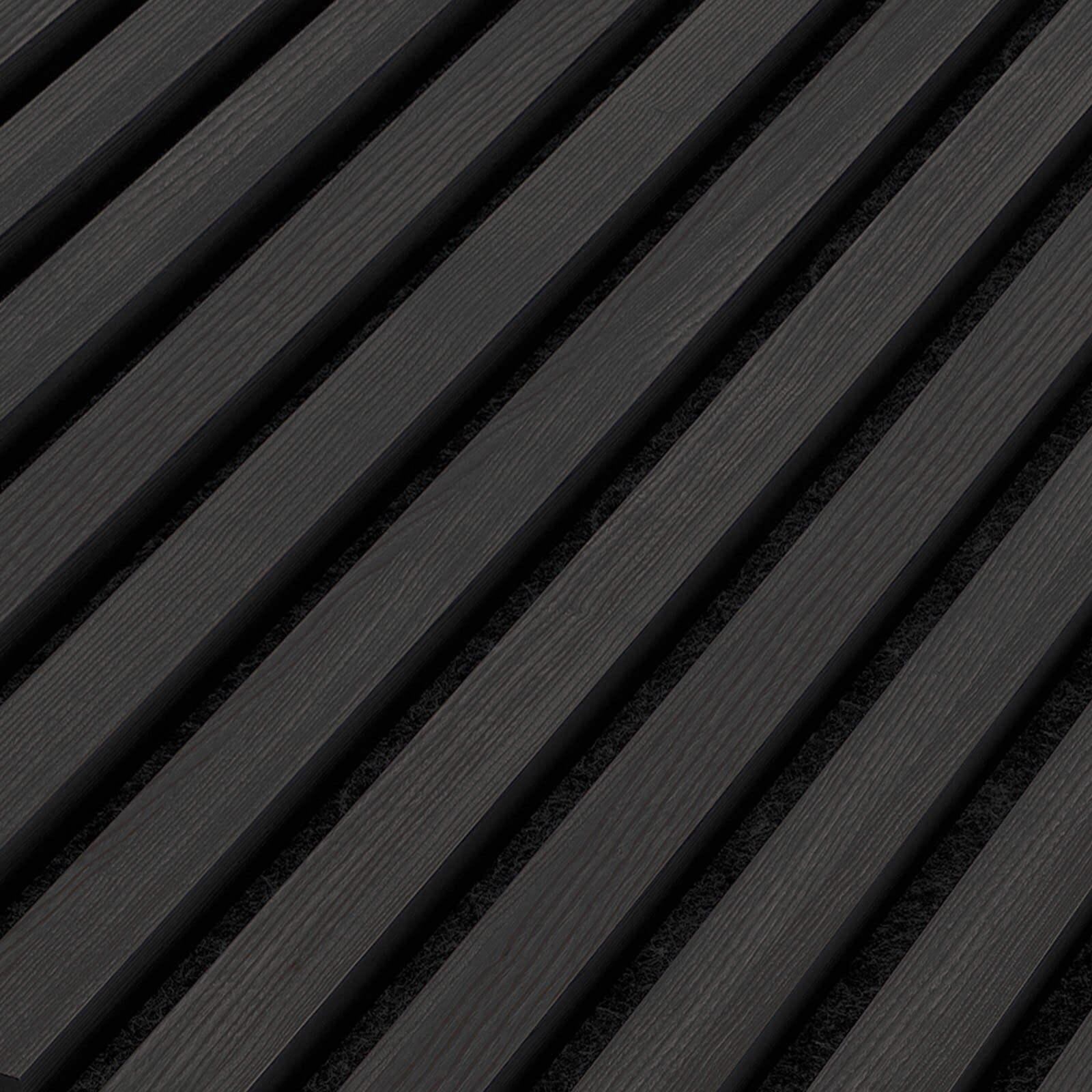 Wood Wall Panelling Black