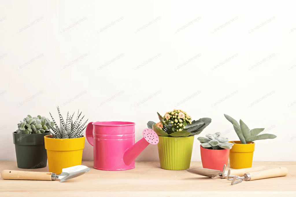 Potted plants