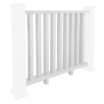 White Composite Balustrade Railing White Onyx