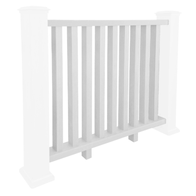 White Composite Balustrade Railing White Onyx