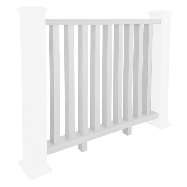 White Composite Balustrade Railing White Onyx