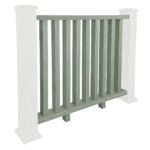 Green Composite Balustrade Railing Sage Green