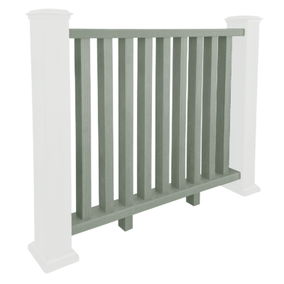 Green Composite Balustrade Railing Sage Green