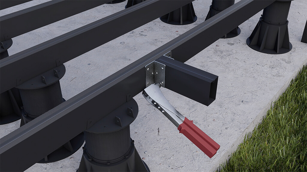 How to install aluminium joist (using pop rivet tool 2)