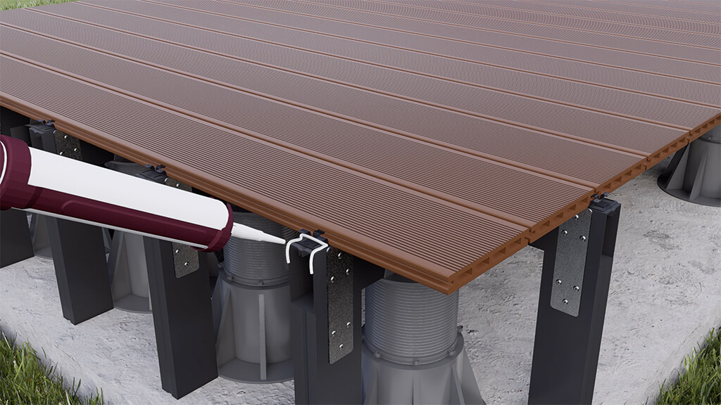 How to install bullnose edge (adding adhesive)