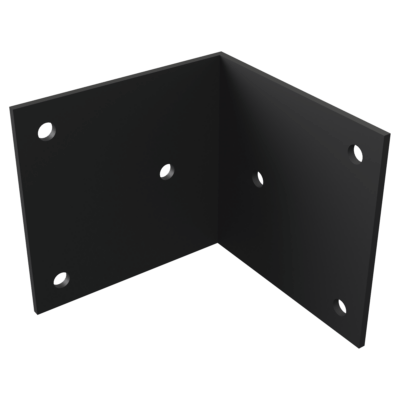 Aluminium 90 degree angle corner bracket