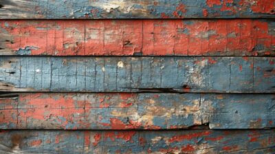 old exterior cladding of a house