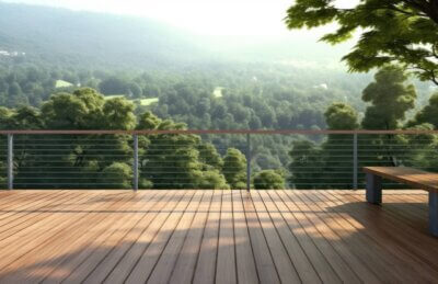 Balcony view of mountains