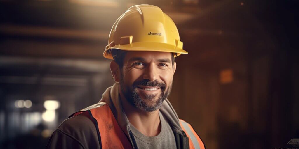 professional fencing contractor smiling