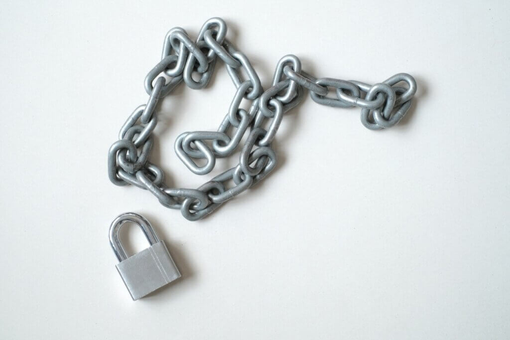 padlock and chain