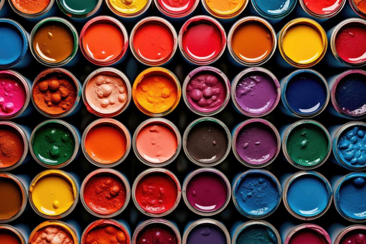 cans of paints