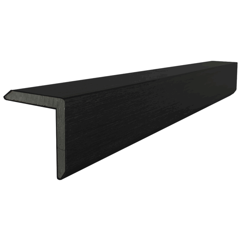 composite edging corner trim black
