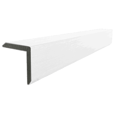 composite edging corner trim onyx white