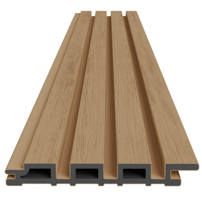 Slatted Composite Cladding - Oak 4m